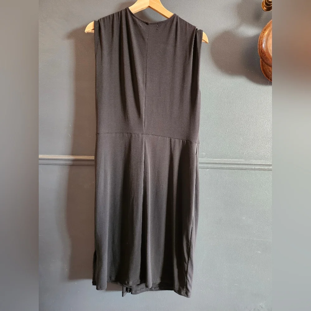 Michael Kors Black Stretchy Wrap Dress – Size L - Picture 6 of 7